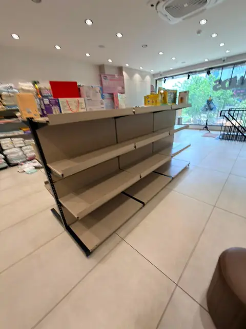 Designer Retail Shelving manufactured and installed by Shree Laxmi Rack Solutions