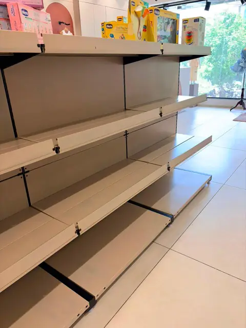 Designer Retail Shelving manufactured and installed by Shree Laxmi Rack Solutions