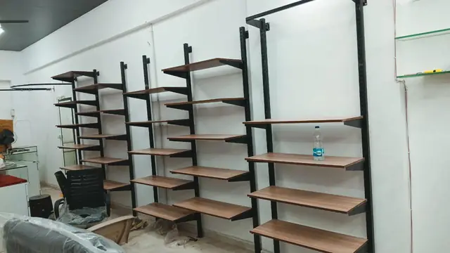 Designer Retail Shelving manufactured and installed by Shree Laxmi Rack Solutions