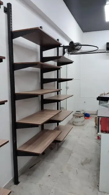 Designer Retail Shelving manufactured and installed by Shree Laxmi Rack Solutions
