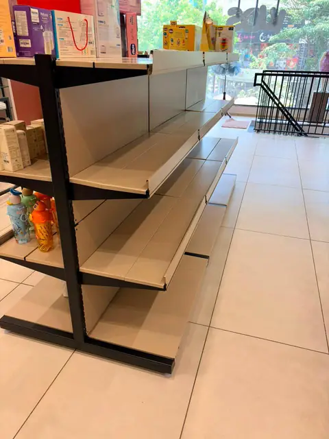 Designer Retail Shelving manufactured and installed by Shree Laxmi Rack Solutions