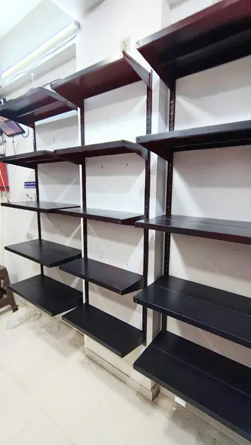 Designer Retail Shelving manufactured and installed by Shree Laxmi Rack Solutions