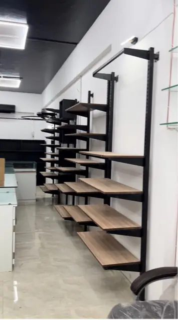 Designer Retail Shelving manufactured and installed by Shree Laxmi Rack Solutions