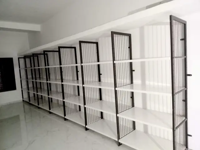 Designer Retail Shelving manufactured and installed by Shree Laxmi Rack Solutions