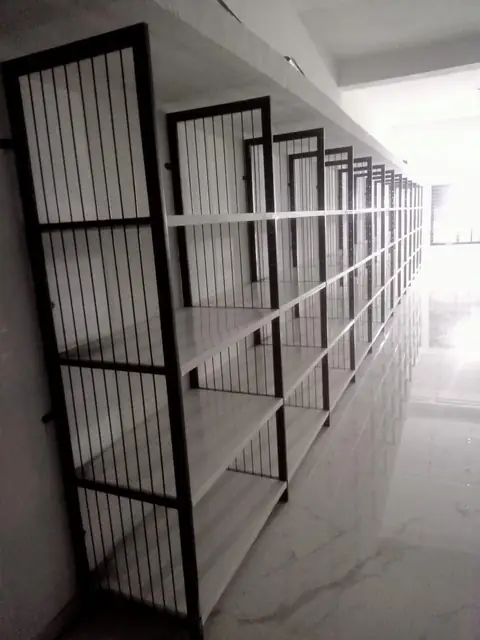 Designer Retail Shelving manufactured and installed by Shree Laxmi Rack Solutions