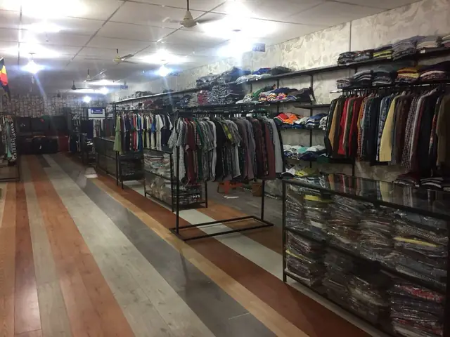 Garment Showroom Fit-out manufactured and installed by Shree Laxmi Rack Solutions