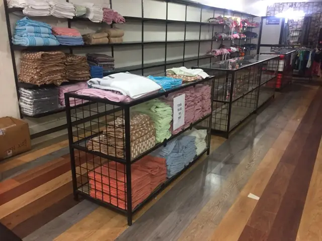 Garment Showroom Fit-out manufactured and installed by Shree Laxmi Rack Solutions
