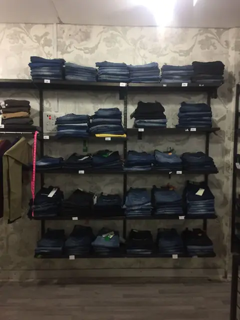 Garment Showroom Fit-out manufactured and installed by Shree Laxmi Rack Solutions