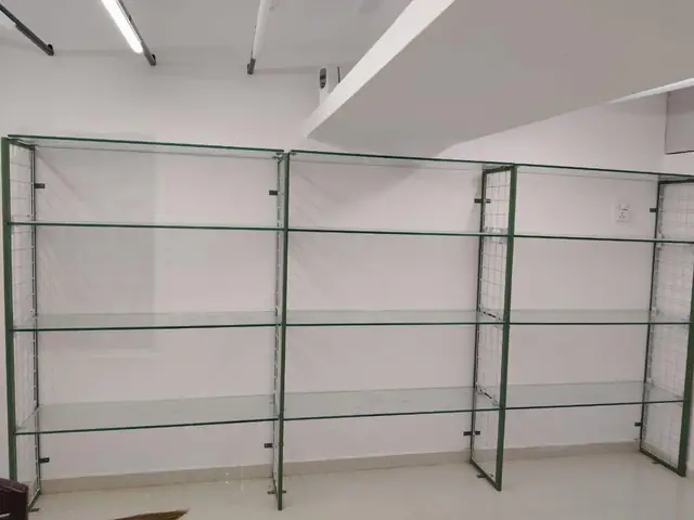 Glass & Framed Display Unit manufactured and installed by Shree Laxmi Rack Solutions