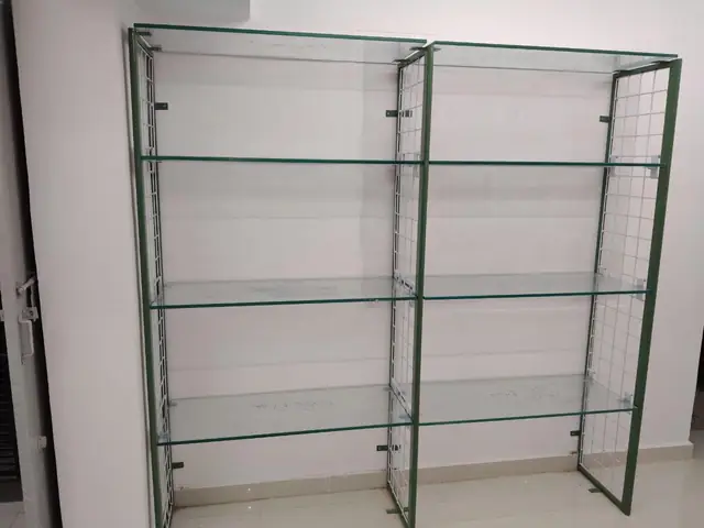 Glass & Framed Display Unit manufactured and installed by Shree Laxmi Rack Solutions
