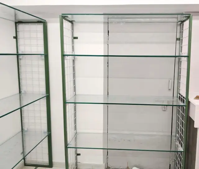 Glass & Framed Display Unit manufactured and installed by Shree Laxmi Rack Solutions