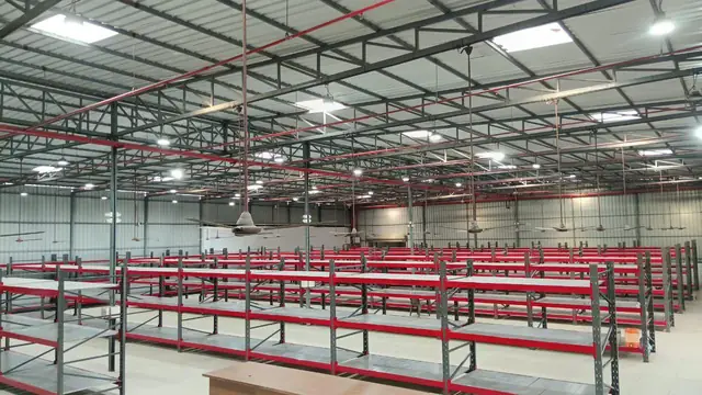 Long Span Warehouse Racking manufactured and installed by Shree Laxmi Rack Solutions