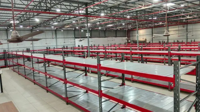 Long Span Warehouse Racking manufactured and installed by Shree Laxmi Rack Solutions