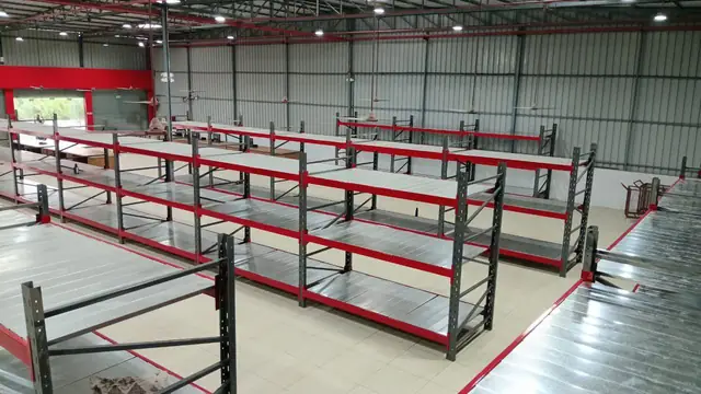 Long Span Warehouse Racking manufactured and installed by Shree Laxmi Rack Solutions