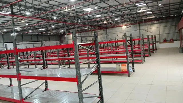 Long Span Warehouse Racking manufactured and installed by Shree Laxmi Rack Solutions
