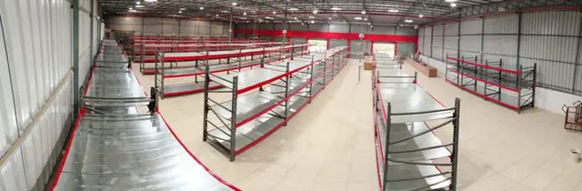 Long Span Warehouse Racking manufactured and installed by Shree Laxmi Rack Solutions