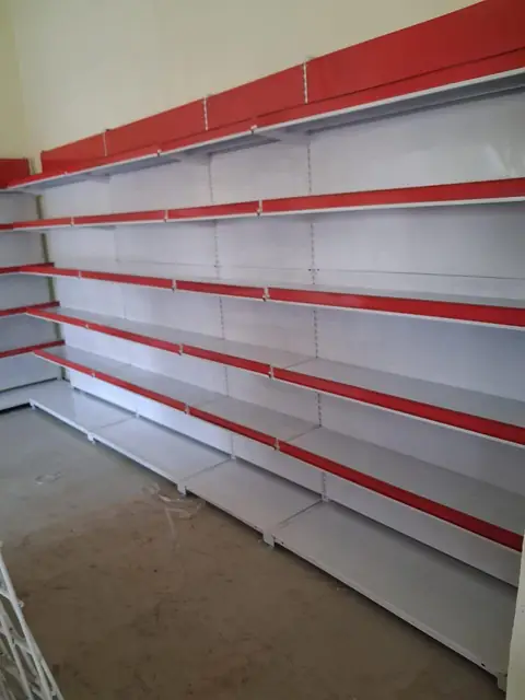 Supermarket Display Rack manufactured and installed by Shree Laxmi Rack Solutions