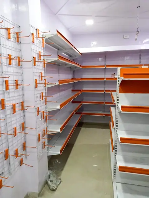 Supermarket Display Rack manufactured and installed by Shree Laxmi Rack Solutions