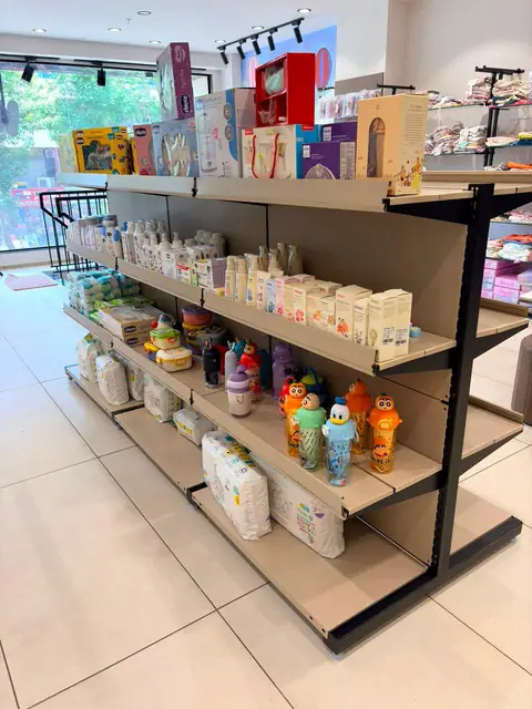Supermarket Display Rack manufactured and installed by Shree Laxmi Rack Solutions