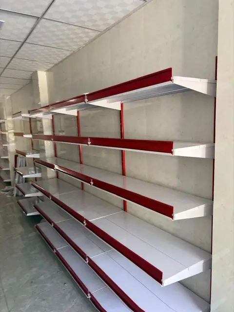 Supermarket Display Rack manufactured and installed by Shree Laxmi Rack Solutions