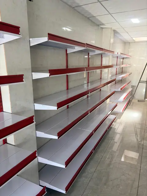 Supermarket Display Rack manufactured and installed by Shree Laxmi Rack Solutions