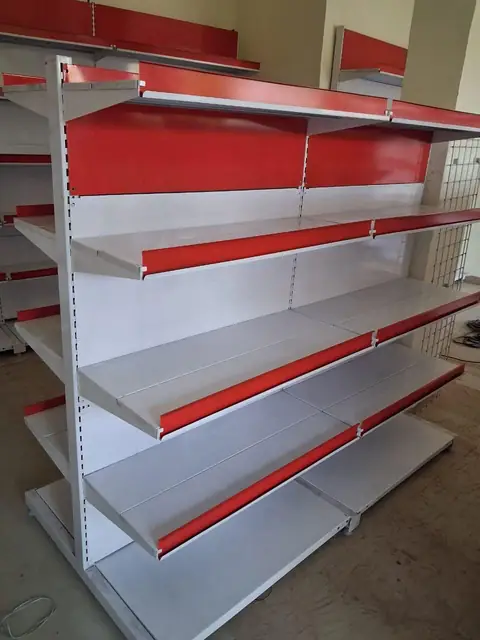 Supermarket Display Rack manufactured and installed by Shree Laxmi Rack Solutions