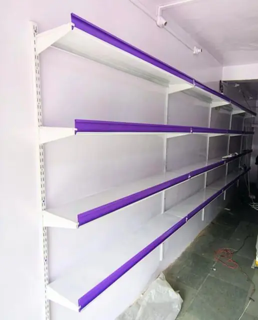 Supermarket Display Rack manufactured and installed by Shree Laxmi Rack Solutions