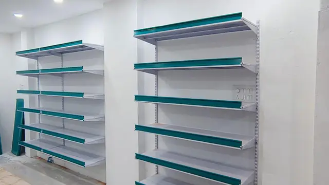 Supermarket Display Rack manufactured and installed by Shree Laxmi Rack Solutions