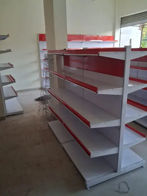 Supermarket Display Rack manufactured and installed by Shree Laxmi Rack Solutions