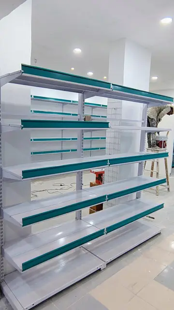 Supermarket Display Rack manufactured and installed by Shree Laxmi Rack Solutions
