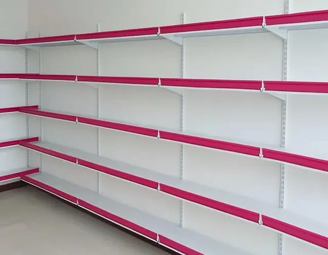 Supermarket Display Rack manufactured and installed by Shree Laxmi Rack Solutions
