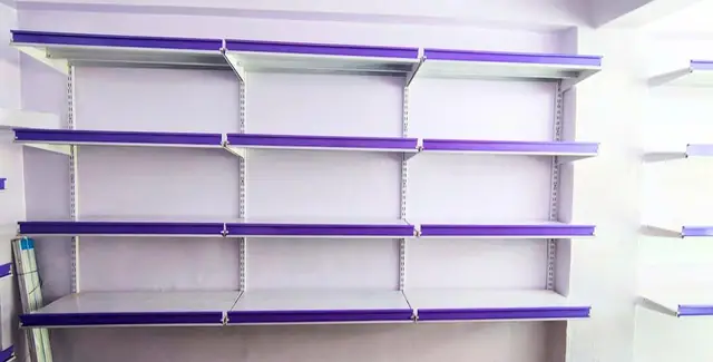 Supermarket Display Rack manufactured and installed by Shree Laxmi Rack Solutions