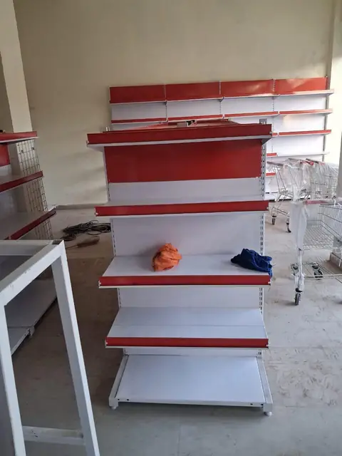 Supermarket Display Rack manufactured and installed by Shree Laxmi Rack Solutions