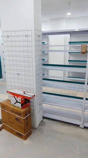 Supermarket Display Rack manufactured and installed by Shree Laxmi Rack Solutions