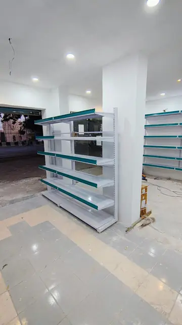 Supermarket Display Rack manufactured and installed by Shree Laxmi Rack Solutions