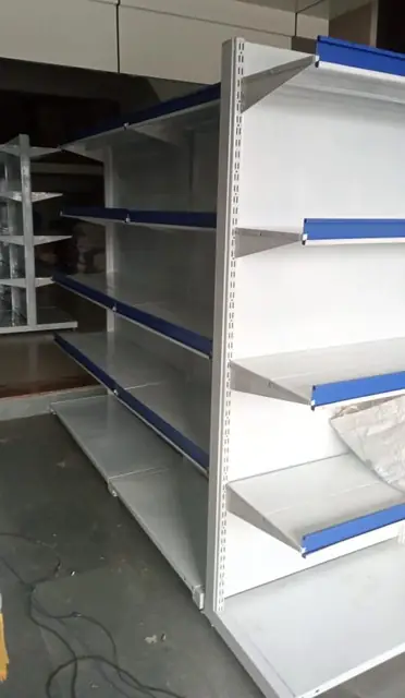 Supermarket Display Rack manufactured and installed by Shree Laxmi Rack Solutions