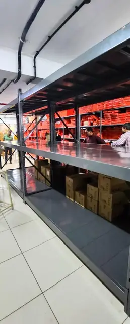 Supermarket Display Rack manufactured and installed by Shree Laxmi Rack Solutions